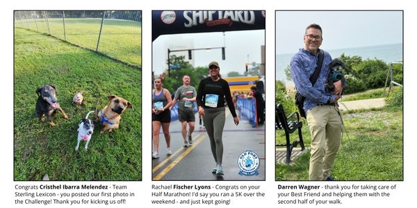 Week one photo winners of our Move 2 Fight Hunger Challenge.
