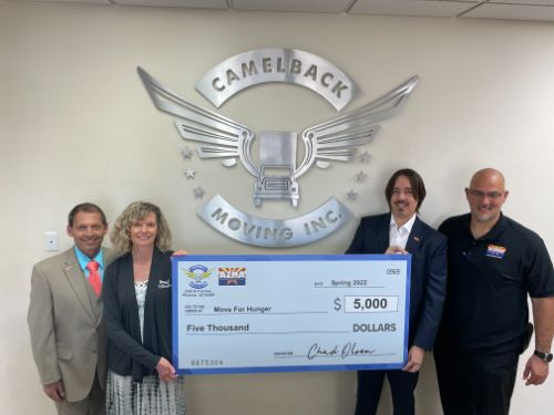 Camelback Moving Donates $5,000 to Move For Hunger to Aid Local Food ...