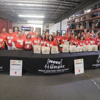 CORT and Move For Hunger Team Building Event